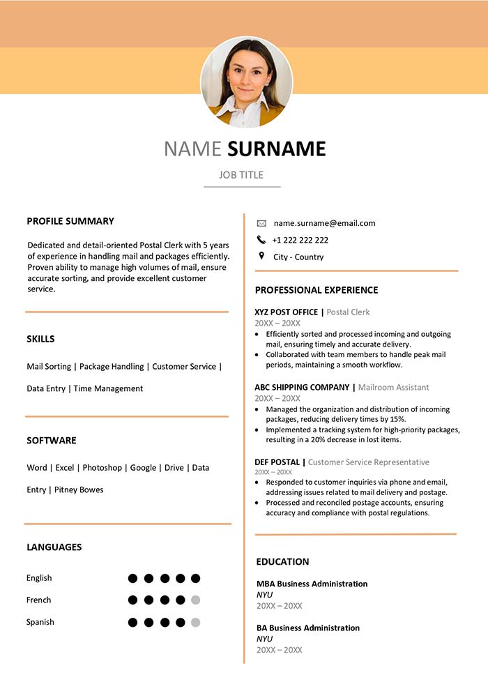 CV Draft Download